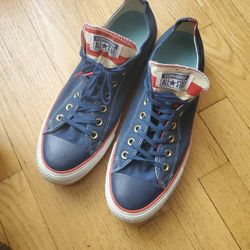 Blue American Flag Converse All Stars.