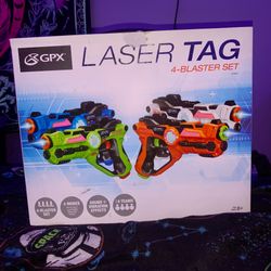 NEW GPX Laser Tag 4-Blaster Set - Never Used