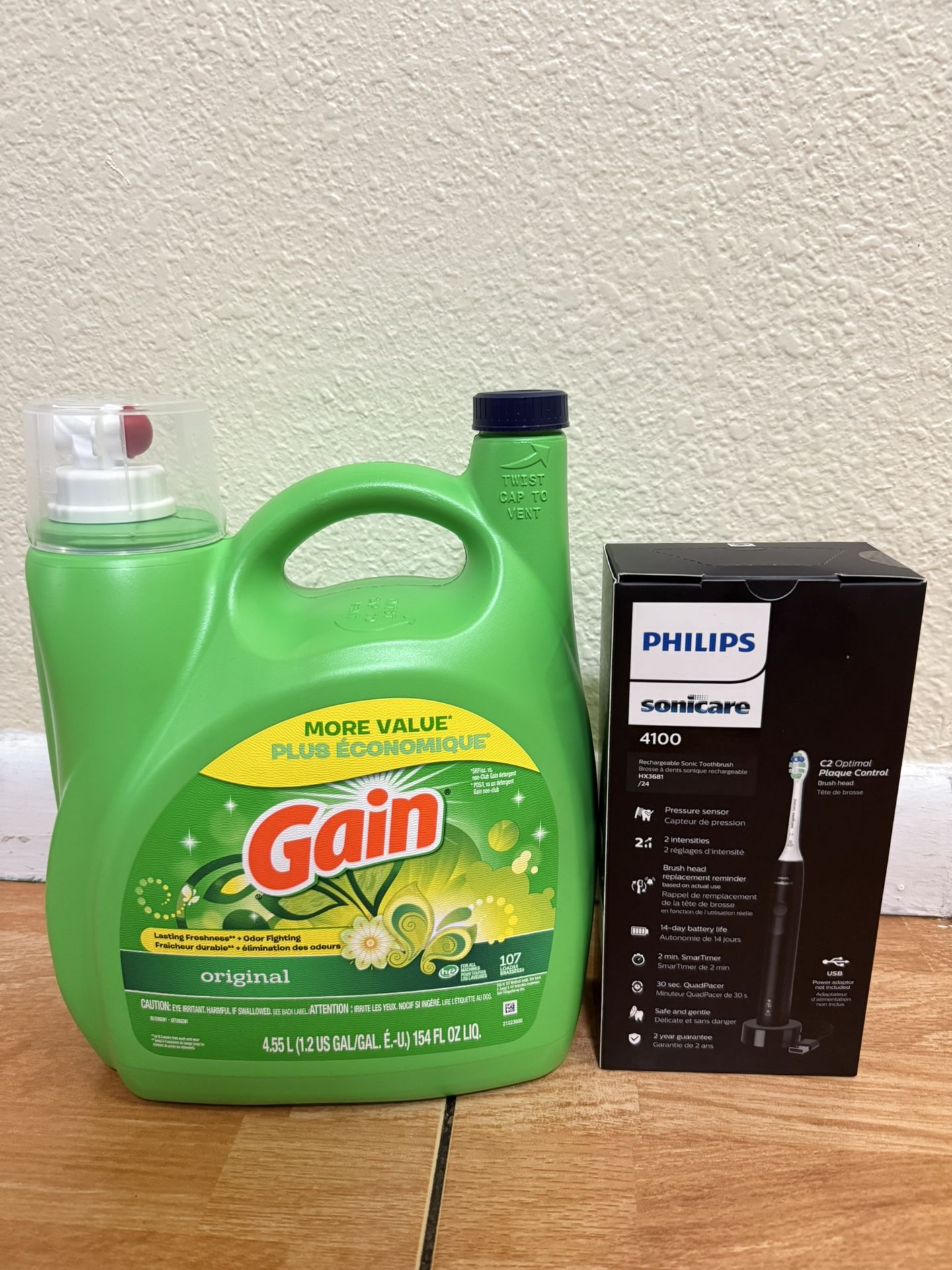 🦷 Philips Electric Toothbrush & 🧺 Gain Laundry Detergent Bundle! 🧼✨