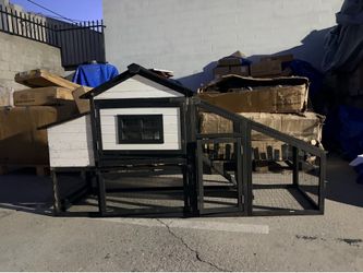 Wooden Chicken Coop Backyard Chicken Cage for 2-3 Hens -