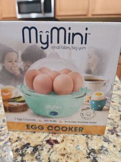 My mini small bites, big yum. Egg cooker