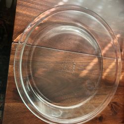 Pyrex Glass Pie Plate 23-9 Inch