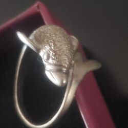 Silver Dolphin Ring