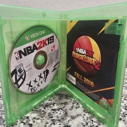 NBA 2K19 video game for the Xbox One console.