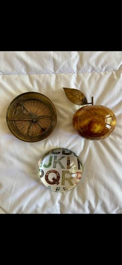 Incandescent PAPERWEIGHTS - Never used, kept as decoration, only, all for $7