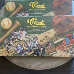 1987 Green Classic Baseball Factory Sealed Baseball Sets