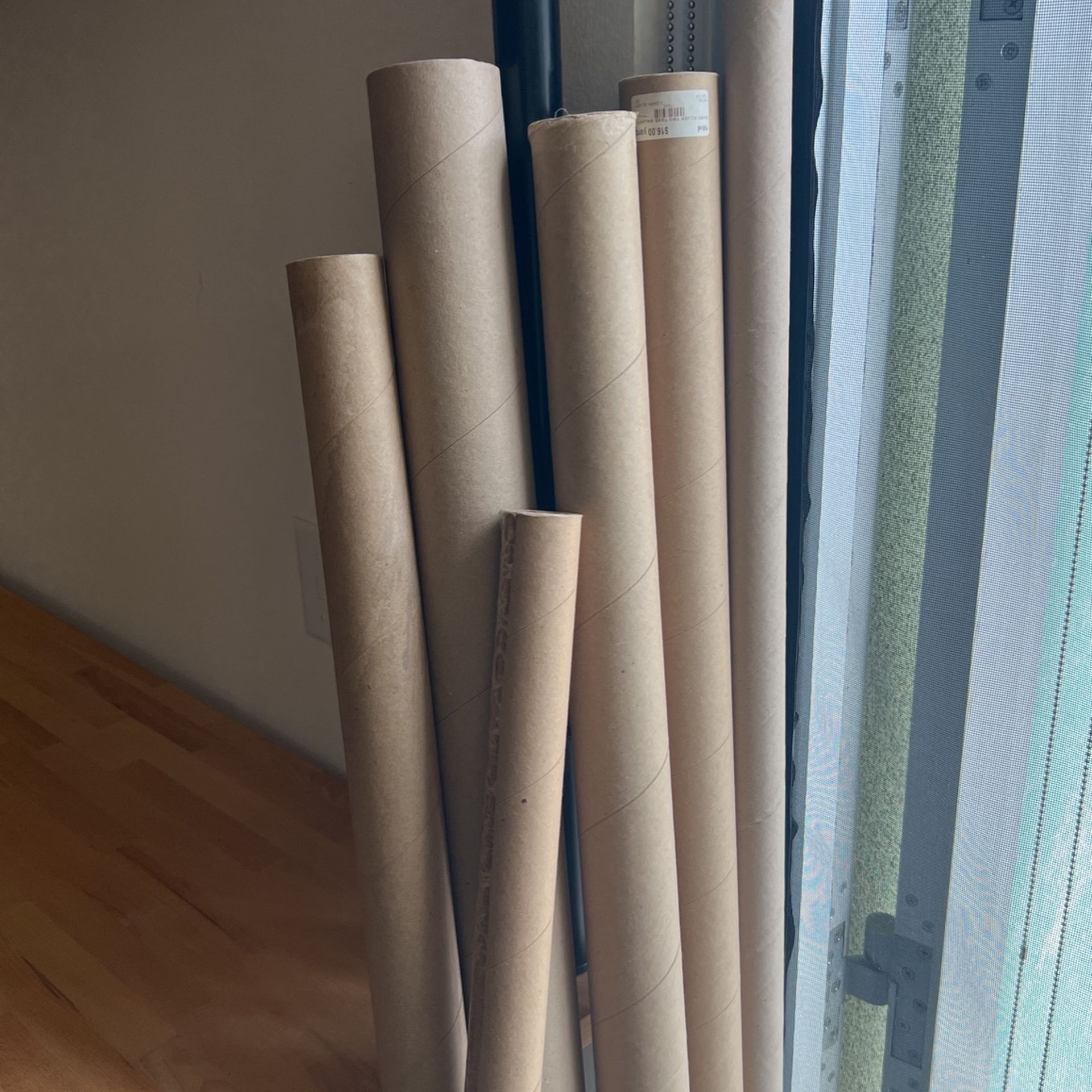 Free! Fabric Bolt Tubes (empty) For Bolts Of Fabric X6