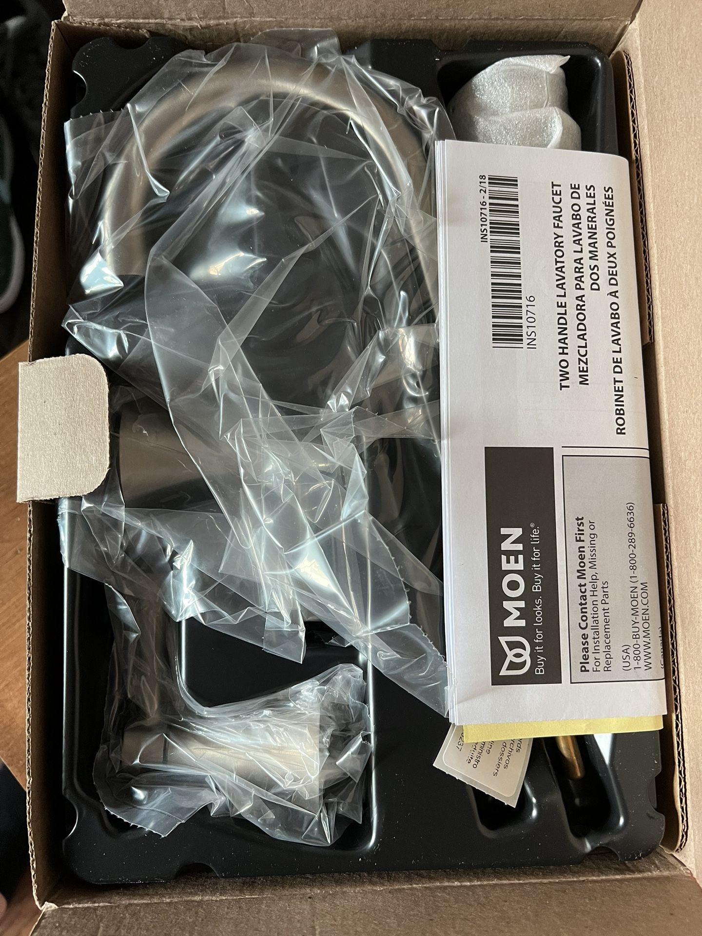 Moen Ronan Spot Resistant Brush Nickel Two-handle Widespread Modern Bathroom Faucet