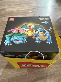 Lego Pokemon Venusaur, Charizard and Blastoise
