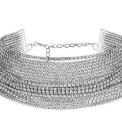 Womens bling choker NEW
