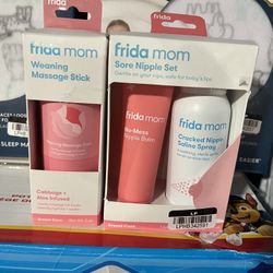 frida mom Sealed Breastfeeding Sore Nipple Set  & Massage stick