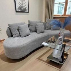 Curved Sectional Sofa New Modern in box $899
