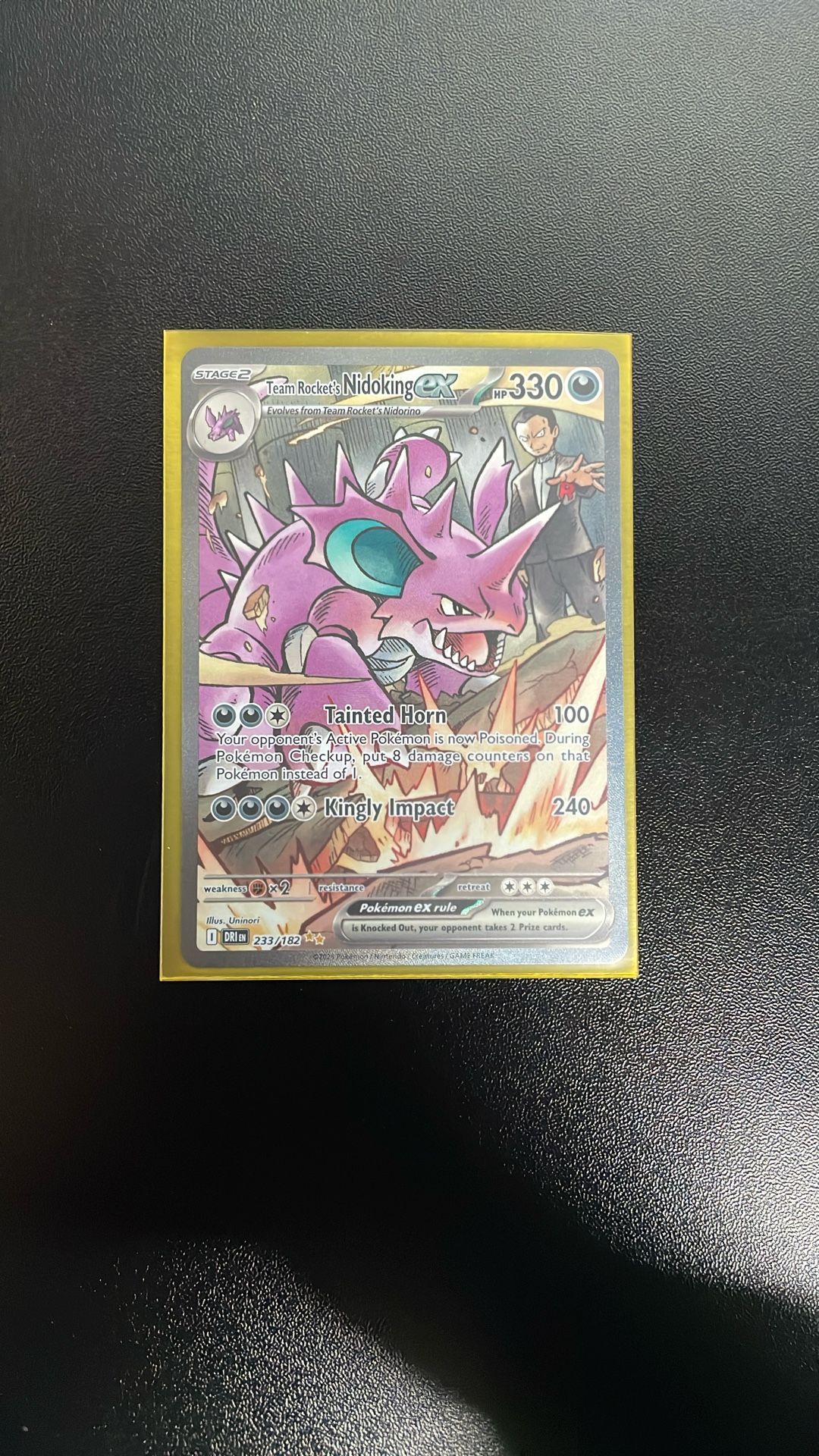 Team Rocket's Nidoking ex - 233/182 - Destined Rivals