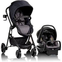 Evenflo Pivot Travel System – Like New!