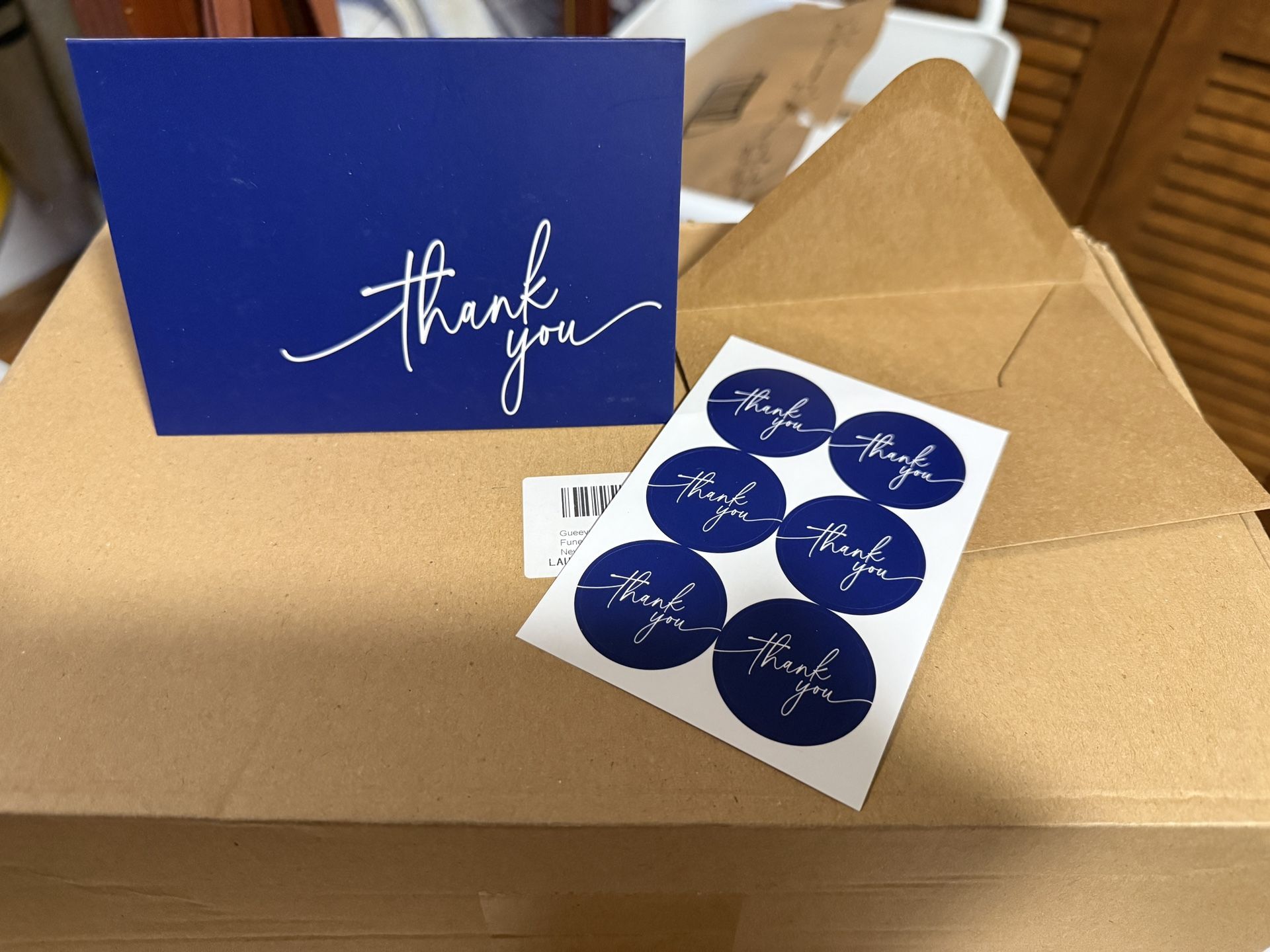 Thank You Cards And Envelopes 