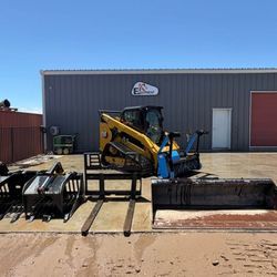 2022 CATERPILLAR 299D3 SKID STEER forestry package deal 2500 hours