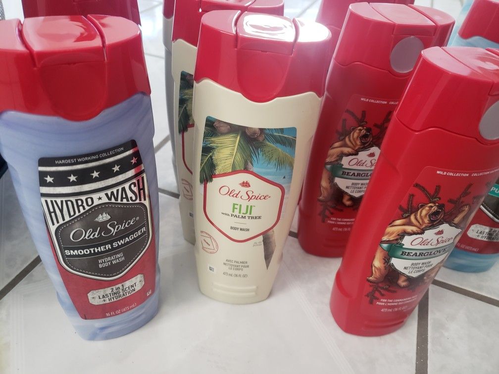 Mens old spice body wasy 2.50 each