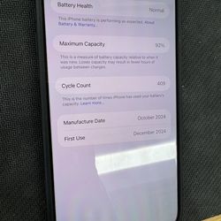 Iphone 16 pro max 256GB UNLOCKED  LOCAL PICK UP ONLY