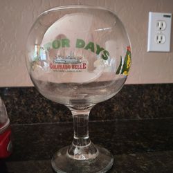 Vintage Colorado Belle Laughlin Margarita Glass