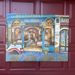 "La Palette" by Viktor Shvaiko Textured Canvas Print