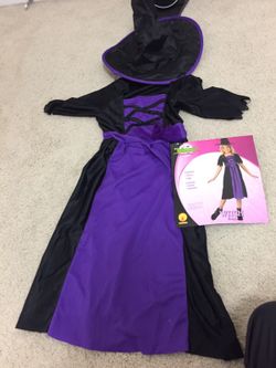 Witch Halloween costume for girls Medium 8 years