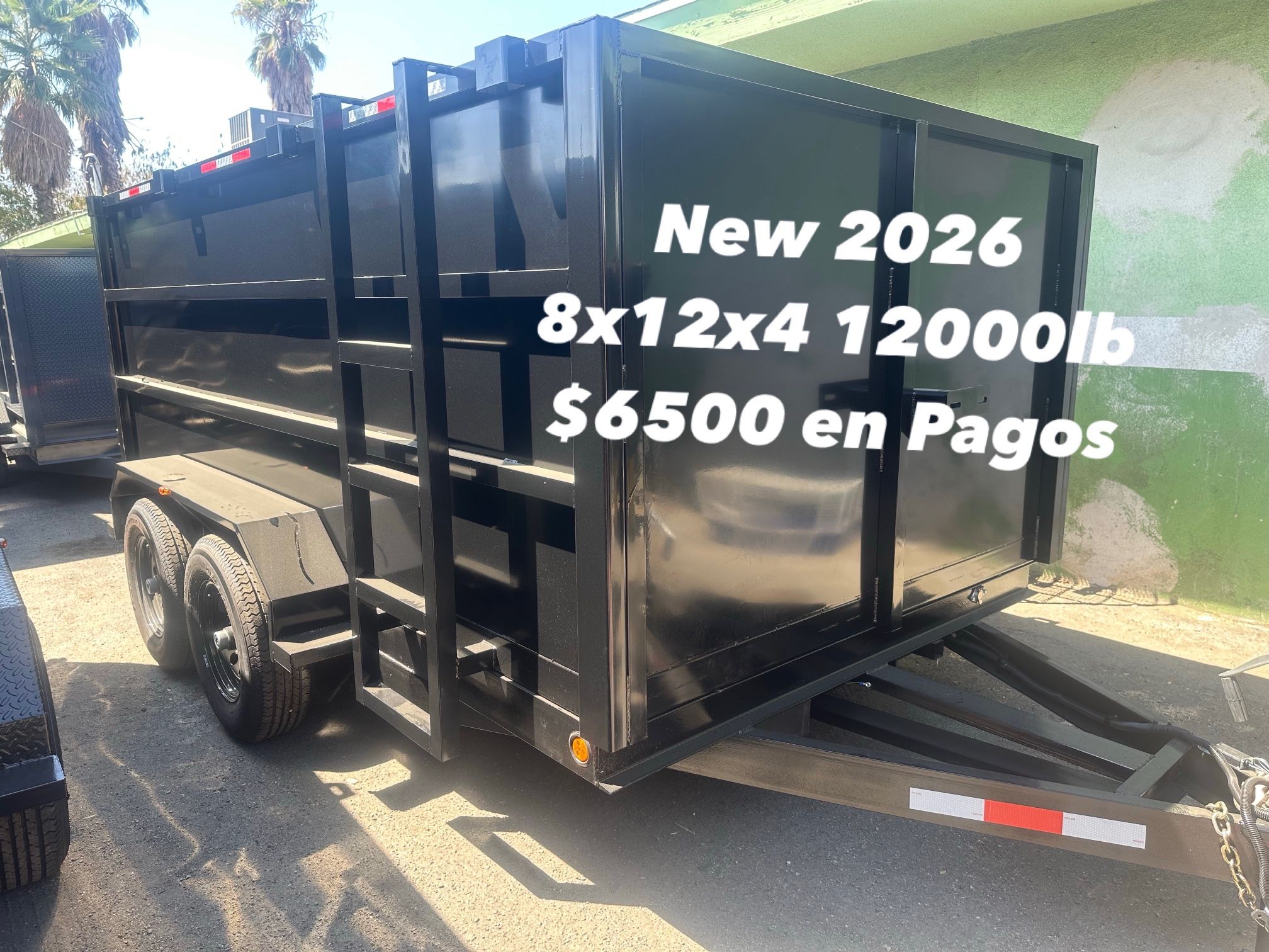 2025 Nueva 8x12x4 Dump Trailer 12000lbs