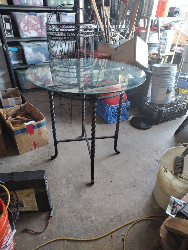 Table With Glass Top