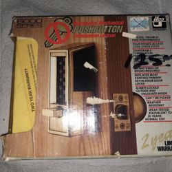 IIco Residential Mechanical Push button Lock Set 6000 Series NOS Compares To $400+