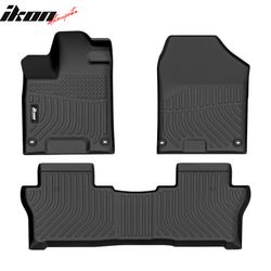 Fits 2019-2025 Honda Passport 2016-2022 Pilot 8-Seat Non-Slip Floor Mats All Weather TPE