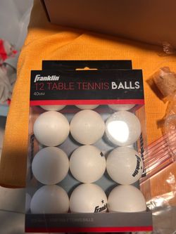 Franklin Sports 1-star table tennis balls