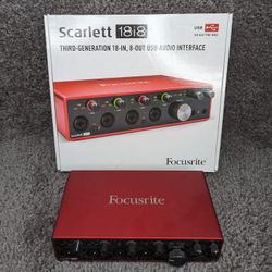 Scarlett Focusrite 18i8 3RD Generation