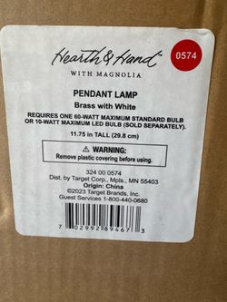 Hearth & Hand With Magnolia Pendant Lamp