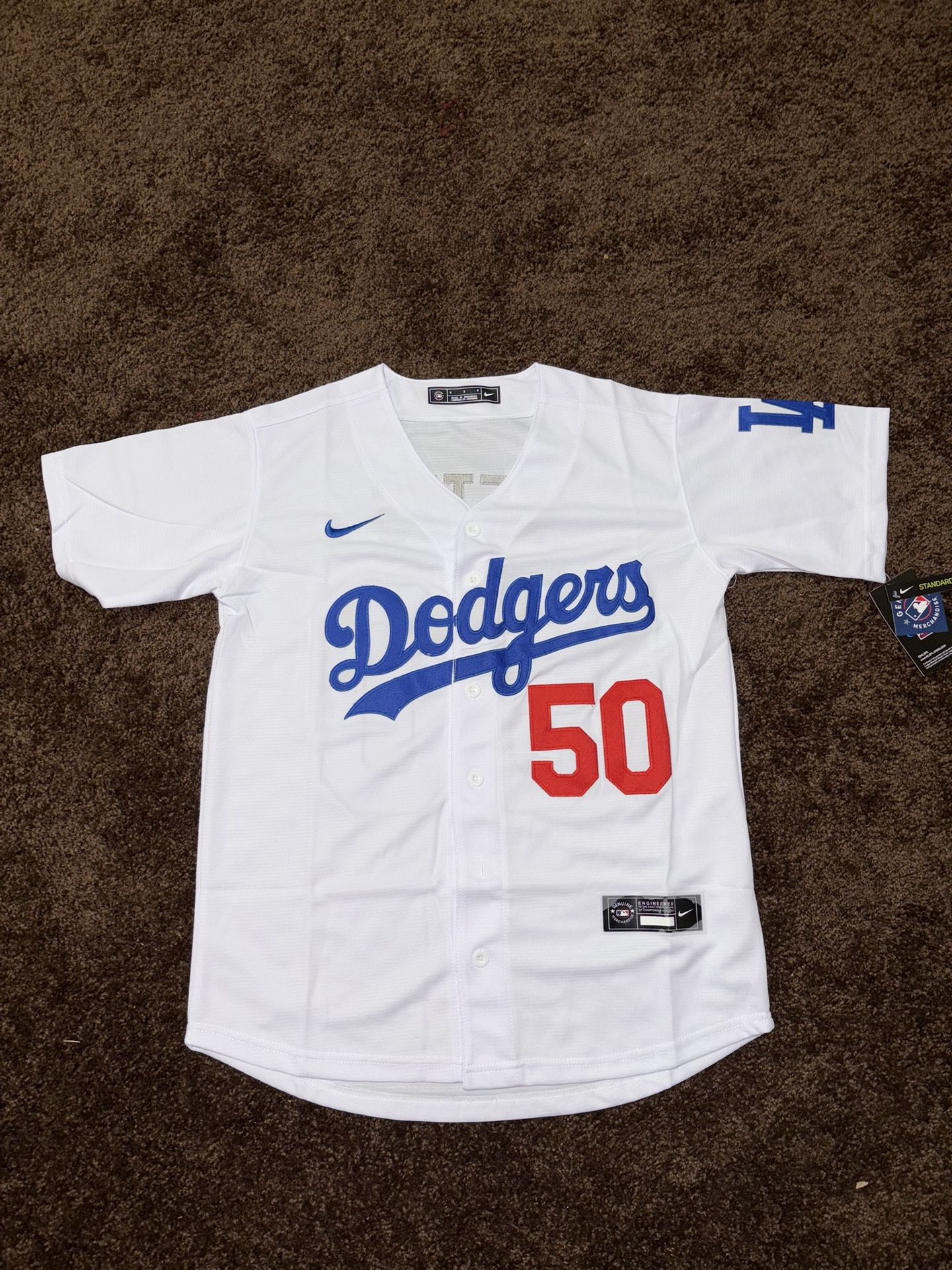 Los Angeles Dodgers White, Betts #50 Jerseys!