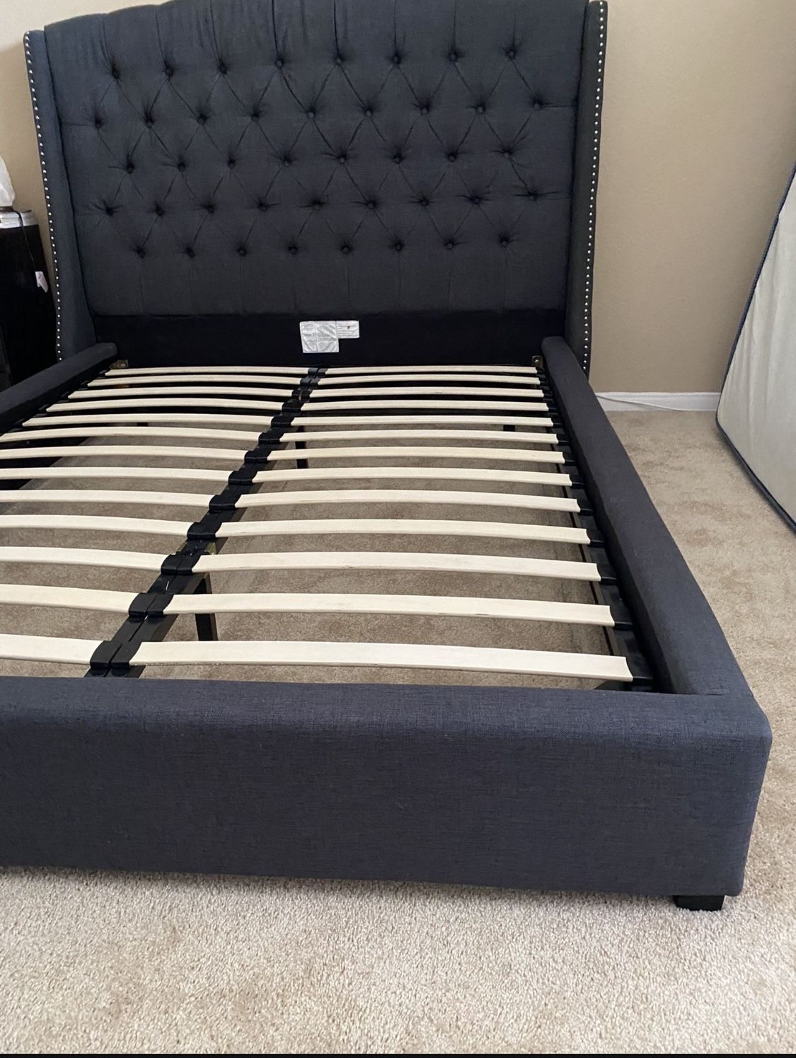 Tufted Queen Bed Frame