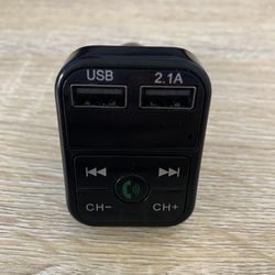 Wireless Bluetooth Car Kit Handsfree Talk MP3 player Dual Car Charger 