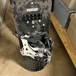K2 Snowboard And Bindings 