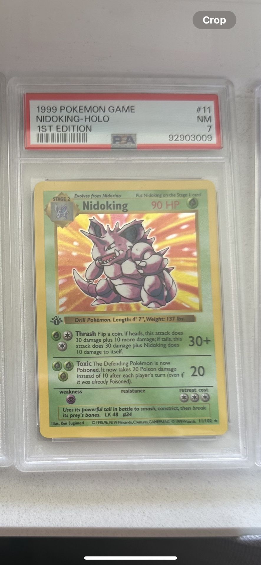 1st Edition Base Set Nidoking