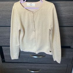 Gold Shining Mini Coat For dress Or Any Occasion 