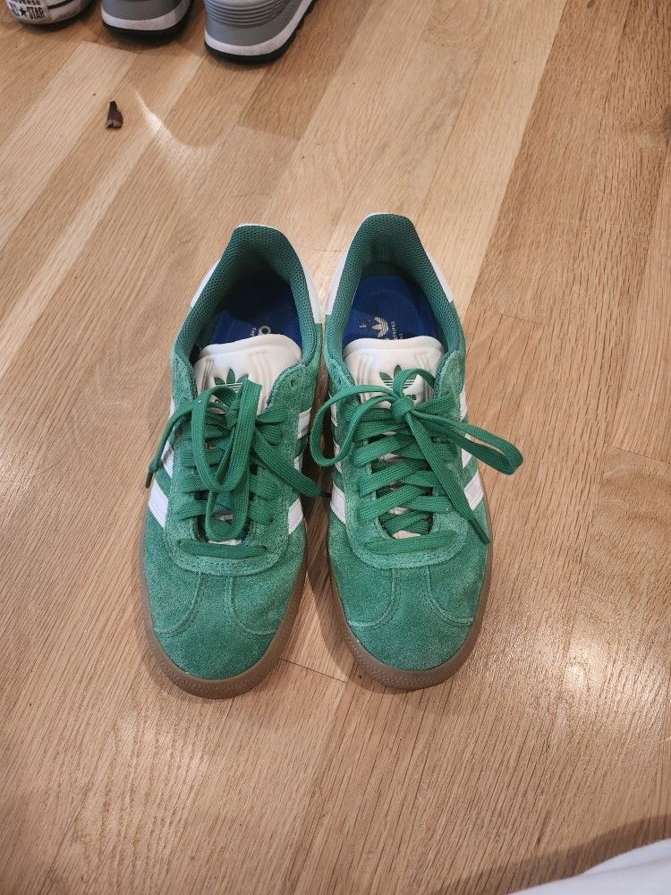 Green Addidas (Gazelles)