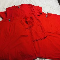 Lot of Gildan Red TShirts (12 Total)