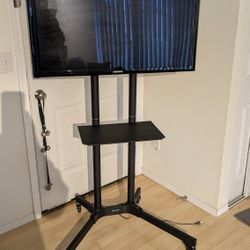 Samsung TV 40" w/ Mobile TV Cart