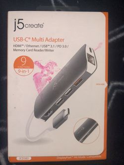 J5 Create USB-C Multi Adapter