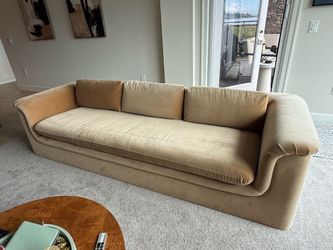 Crate & Barrel Emile Ruched Sofa
