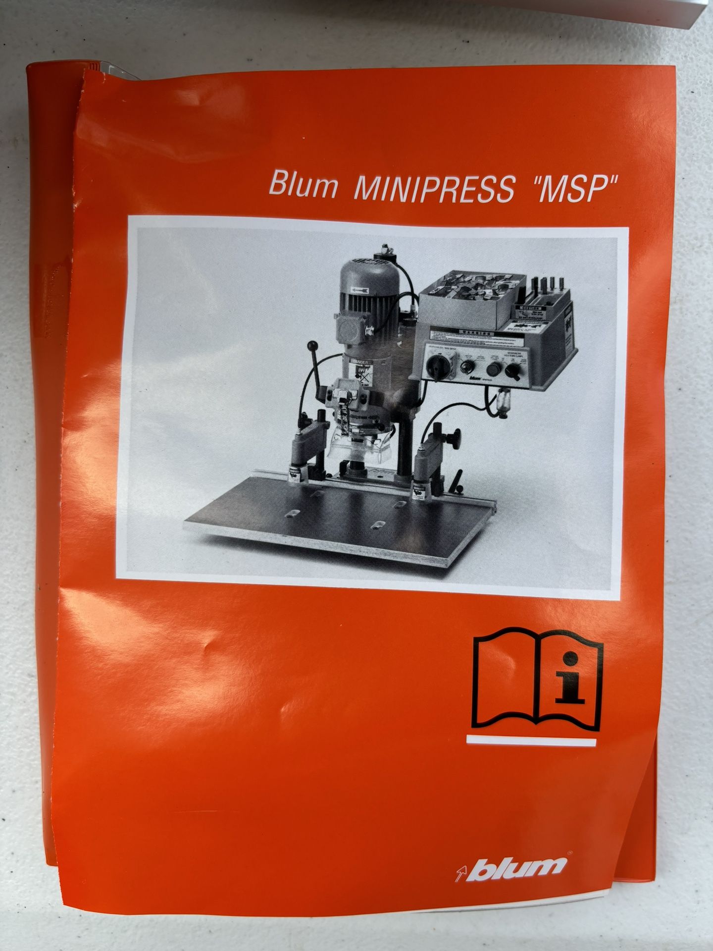 Blum Mini Press Hinge Machine