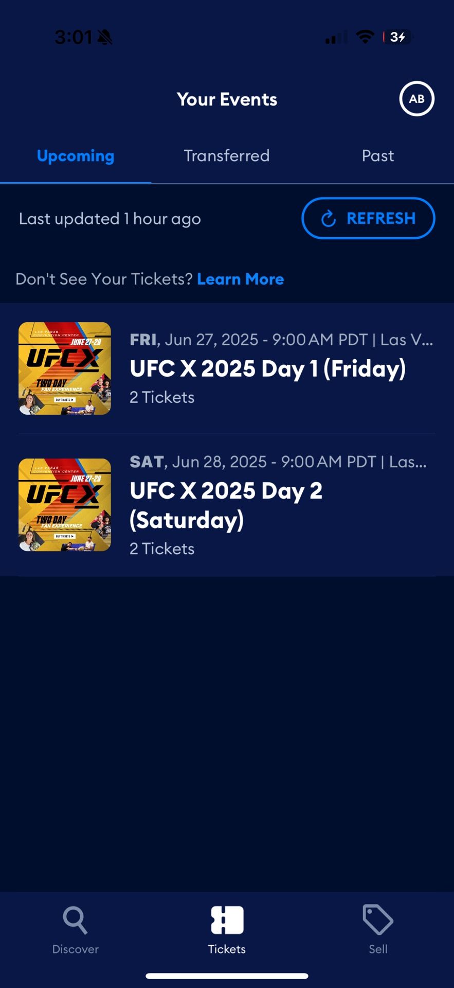 UFC X MEET AND GREET TICKETS