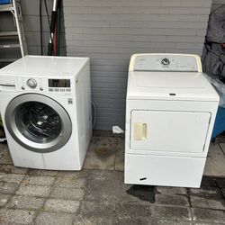 Fully Functional Washer And Dryer Set