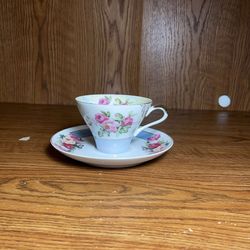 Vintage Bone China Teacup and Saucer