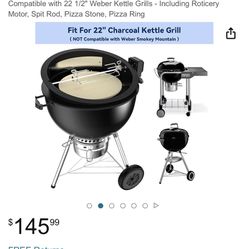 Rotisserie Kit with Pizza Ring 