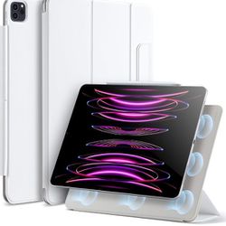 ESR Magnetic Attachment Case for iPad Pro 12.9 Inch (2022/2021/2020, 6th/5th/4th Generation), Brilliant White