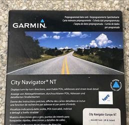 OEM GARMIN UK & Ireland City Navigator  Europe MICRO SD DATA CARD MAP CHART CHIP